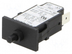 Circuit breaker | Urated: 240VAC | 48VDC | 4.5A | SPST | Poles: 1 | MCB