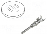 Contact | male | 16 | nickel plated | 0.75&divide;2mm2 | 18AWG&divide;14AWG | reel