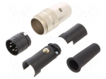 Connector: M16 | plug | male | PIN: 5 | 6A | 150V | 680 | soldering | straight