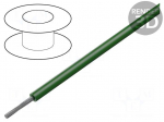 Wire | stranded | Cu | 16AWG | TFE | dark green | 600V | 30m | 1x16AWG | 100ft