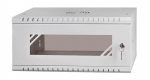 Komutācijas sienas skapis 19"- 4U - 450mm PELĒKS