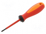 Screwdriver: insulated | Phillips | PH0 | Blade length: 60mm | 1kVAC