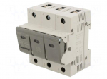 Fuse disconnector | D02 | for DIN rail mounting | 35A | 400V | Poles: 3