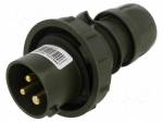 Connector: AC supply 3-phase | plug | male | 16A | 230VAC | IEC 60309