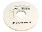 Heat shrink sleeve | glueless | 3: 1 | 2.4mm | L: 13m | white