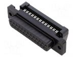 connector 25 POS HDF RCPT, AP, LEAD FREE