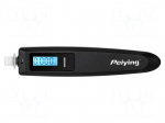 Tester: breathalyser | LCD | 0&divide;3 &permil; | Equipment: mouthpiece x5
