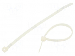 Cable tie | L: 160mm | W: 4.8mm | natural | polyamide | 220N | 100pcs.