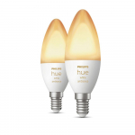 Philips Hue baltie toņi 4W B39 E14 gudrā spuldze EU 2p 929002294404 8719514356733