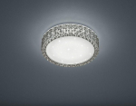 REALITY R62421142 PEGASUS griestu gaismeklis peleks sudrabs 1x12W LED SMD 3000K 960lm 230V