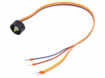 Contact block | 84 | IP40 | cables | 300mm | Contacts: NO | 24VDC | 10mA