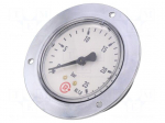 Manometer | 0&divide;25bar | rear connection | Thread: G 1/4" | 63mm | metal