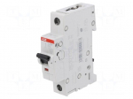 Circuit breaker | 230/400VAC | Inom: 6A | Poles: 1 | Charact: C | 10kA