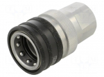 Quick connection coupling | 250bar | Seal: NBR | Int.thread: G 1/2"