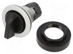 Switch: rotary | 22mm | Stabl.pos: 1 | IP65 | RONTRON-R-JUWEL | Pos: 3
