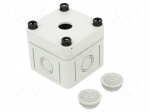 Enclosure: for remote controller | 22mm | X: 65mm | Y: 65mm | Z: 57mm