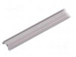 Profiles for LED modules | white | 1m | DIAGONAL14 | aluminium
