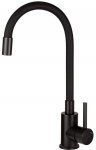 Kitchen faucet with flexible spout