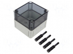 Enclosure: multipurpose | X: 94mm | Y: 94mm | Z: 81mm | TK PS | grey | IP66
