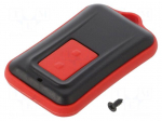 Enclosure: for remote controller | X: 37mm | Y: 61mm | Z: 11mm | ABS