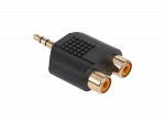 &Uuml;hendused // Different Audio, Video, Data connection plug and sockets // Złącze JACK 3.5-2xGN.RCA złote