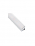 Aluminum profile with white cover for LED strip, white, corner 30/60&deg; TRI-LINE MINI, 2m