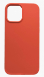 Back panel cover Evelatus Apple iPhone 12/12 Pro Premium Soft Touch Silicone Case Orange