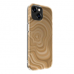 Back panel cover Evelatus Apple iPhone 15 PC Customized Print Design Desert Gold