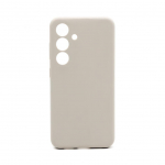 Back panel cover Connect Samsung Galaxy S24 Premium Quality Magnetic Soft Touch Silicone Case Grey