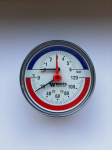 Thermomanometer TIM-80; 0-6bar/120*C; T1/2'' D80mm