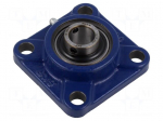 Bearing: bearing unit | adjustable grip,with square flange | 20mm