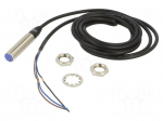 Sensor: inductive | OUT: NPN / NO | 0&divide;4mm | 10&divide;30VDC | M12 | 2m | IP67