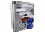 Electric switchboard | IP44 | wall mount | ABS | Thread: PG16