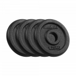 Spordiks ja aktiivseks puhkuseks // Spordikaubad ja varustus // Obciążenie żeliwne zestaw 4x1.25kg, otw&oacute;r 31mm, talerz klasyczny, REBEL ACTIVE