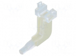 Fiber for LED | &Oslash;2.8mm | L: 17mm | No.of mod: 1 | Front: flat | H: 15mm
