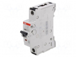 Circuit breaker | 240VAC | Inom: 6A | Poles: 1 | for DIN rail mounting