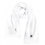 Glovii GA1W winter sport body protection Heated scarf Skiing, Snowboarding Unisex Polyester White