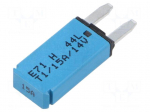 Fuse: thermal | 15A | 14VDC | automotive | 12.45mm | E71