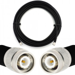 Rangeful TNC Male / TNC Male 2m elastne koaksiaalkaabel &mdash; vastab LMR400 UF UltraFlex HF400-TNCM-TNCM-2