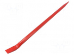 Crowbar | flat tip | L: 600mm | W: 20mm | tool steel