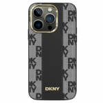 Other Phone Accessory DKNY  DKNY Leather Checkered Mono Pattern MagSafe iPhone 15 Pro Max Case - Black