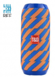 Riff TG117 Universal Wireless Bluetooth Speaker AUX / Micro SD / USB Orange-Blue