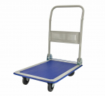 AW WAREHOUSE TROLLEY 4-WHEEL 300KG PLATFORM 90x60cm