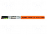 Wire: servo drive | hybrid,TOPSERV&reg;113 | orange | stranded | Cu | PUR