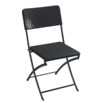 FOLDING CHAIR WITH RATTAN PATTERN