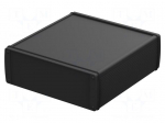 Enclosure: with panel | ALUBOS | X: 210mm | Y: 200mm | Z: 70mm | aluminium