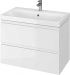 Furniture set 975 with washbasin Moduo-80cm, white
