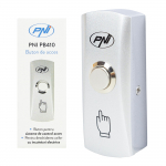 PNI PB410 access button, NO/COM output contact, max. 12V/24V 0.5A, zinc alloy