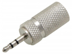 &Uuml;hendused // Different Audio, Video, Data connection plug and sockets // 3535# Przejście jack: wtyk 2,5-gniazdo 3,5 metal stereo