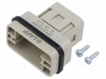 Connector: HDC | contact insert | male | EPIC H-Q | PIN: 9 | 16A | 500V